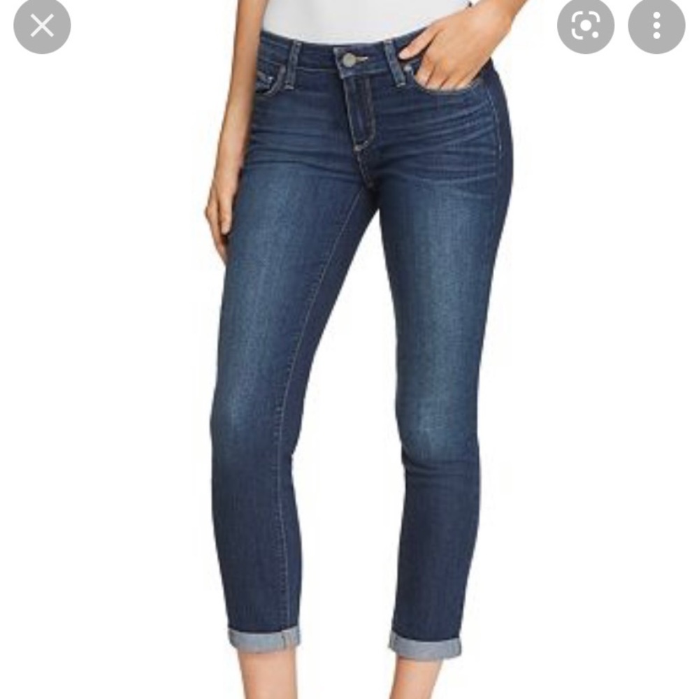 Paige Kylie Cuffed Skinny Ankle Jeans